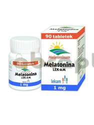 Melatonina LEK-AM, 1 mg, 90 tabletek