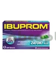 Ibuprom Zatoki Tabs, 24 tabletki | DATA WAŻNOŚCI 31.10.2026