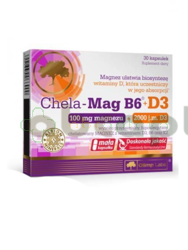 Olimp Chela-Mag B6+D3, 30 kapsułek