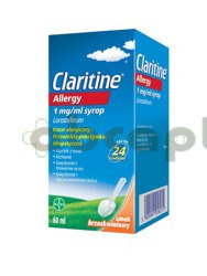 Claritine Allergy 1mg/ml syrop o smaku brzoskwiniowym 60 ml