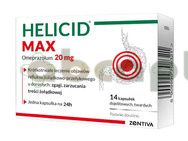 Helicid Max (Piastprazol) 20 mg 14 kapsułek dojelitowych
