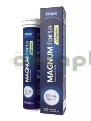 Zdrovit Magnum Forte Cytrynian, 20 tabletek musujących