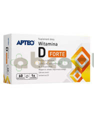 Witamina D3 2000 Forte APTEO, 60 kapsułek