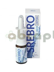 Srebro Koloidalne AG10 Zatoki spray 15 ml