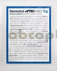 Dermatol APTEO MED,  2 g | DATA WAŻNOŚCI 31.10.2026