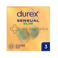 Durex Sensual Slim, prezerwatywy, 3 sztuki