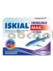 Iskial Immuno max + cynk, 120 kapsułek, 