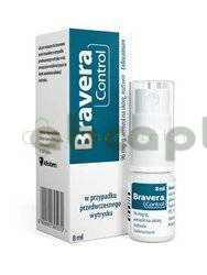 Bravera Control, 96 mg/g, aerozol na skórę, 8 ml