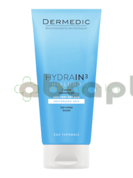 Dermedic Hydrain 3 Hialuro, kremowy żel do mycia, skóra odwodniona, sucha i bardzo sucha, 200 ml
