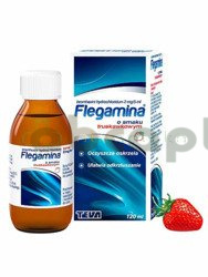 Flegamina 2 mg/5 ml syrop o smaku truskawkowym 120 ml