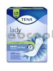 TENA Lady Slim Extra, wkładki anatomiczne dla kobiet, 20 sztuk
