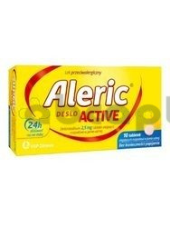 Aleric Deslo Active, 2,5 mg, 10 tabletek ulegających rozpadowi w jamie ustnej