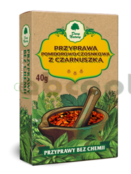 Dary Natury, przyprawa pomidorowo-czosnkowa z czarnuszką, 40 g