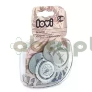 Lovi, smoczek silikonowy dynamiczny, Botanic Boy, 6-18 m, 2 sztuki