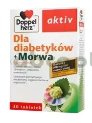 Doppelherz Aktiv Dla diabetyków + Morwa, 30 tabletek