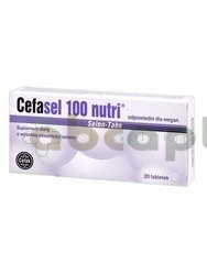 Cefasel 100 Nutri, 20 tabletek