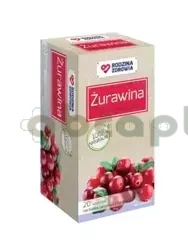 Rodzina Zdrowia Żurawina, 20 saszetek