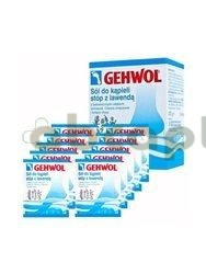 Gehwol, sól do kąpieli stóp z lawendą, 20 g x 10 saszetek