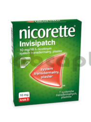 Nicorette Invisipatch, 10 mg/16h, 7 plastów