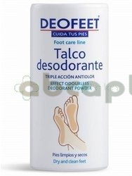 Deofeet, dezodorujący talk do stóp, 100 ml 