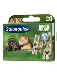 Salvequick Animal Planet, plastry z opatrunkiem, 20 sztuk