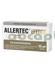 Allertec Effect 20 mg, 10 tabletek