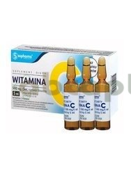 Sopharma Witamina C 500 mg/ 5 ml, roztwór doustny, 5 ml x 10 ampułek