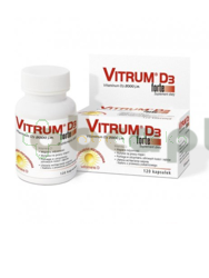 Vitrum D3 forte 2000 j.m., 120 kapsułek