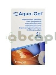 Aqua-Gel, sterylny opatrunek hydrożelowy, 6 x 12 cm, 1 sztuka