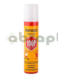 100P aerozol zapachowy, spray na komary, meszki i kleszcze, 75 ml