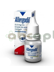 Allergodil 0,5 mg/ml krople do oczu 6 ml