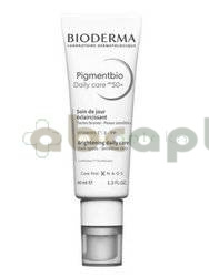 BIODERMA PIGMENTBIO Daily Care SPF 50+, Rozjaśniający krem na dzień redukujący przebarwienia, 40 ml