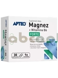 Magnez + Witamina B6 Forte APTEO,       30 kapsułek