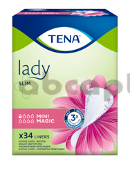 TENA Lady Slim Mini Magic, Wkłady anatomiczne dla kobiet, 34 sztuk