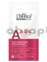 L'biotica, Dermomask, ekspresowo wygładzająca maska z witaminą A, 8 ml