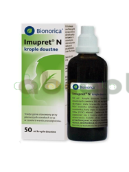 Imupret N, krople doustne, 50 ml, DATA WAŹNOŚCI 31.05.2025r.