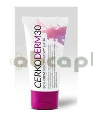 Cerkoderm 30, 30% krem mocznikowy z AHA, 50 ml