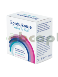 Borówkowe krople do oczu 20 ampułek po 0,4 ml