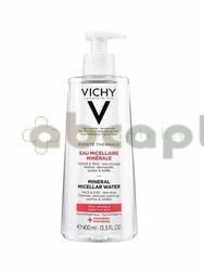 Vichy Purete Thermale, Mineralny płyn micelarny dla skóry wrażliwej, 400 ml