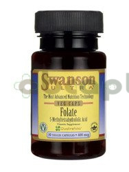 Swanson Folian - Quatrefolik 400 mcg, 30 kapsułek