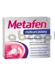 Metafen Rozkurczowy 40 mg, 20 tabletek 