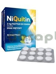 Niquitin 2 mg do ssania 72 past