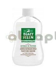 Biały Jeleń, hipoalergiczne mydło w płynie zapas, 500 ml 
