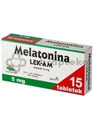 Melatonina 5 mg LEK-AM, 15 tabletek