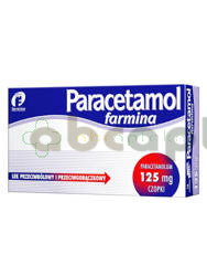 Paracetamol Farmina 125 mg, 10 czopków doodbytniczych 