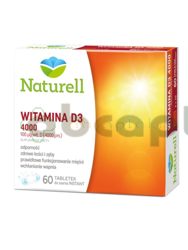 Naturell Witamina D3 4000, 60 tabletek do ssania