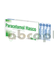 Paracetamol Hasco, 125 mg, 10 czopków