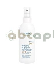 Ziaja Sopot Sun, mleczko nawilżające, SPF 30, spray, 170 ml