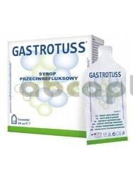 Gastrotuss, syrop przeciwrefluksowy, 20 saszetek x 20 ml