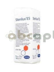 Sterilux ES kompresy niejałowe, 17 nitkowe, 8 warstwowe, 5 cm x 5 cm, 50 sztuk